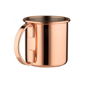 Elegant Copper Plated Straight Sided Mug Stainless Steel Lined Cocktail Beer Mug Barware <b>Drinkware</b> For Home Barware <b>Accessories</b> - Product Image 1