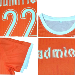 เสื้อฟุตบอลอเมริกันแบบซับลิเมชั่นสั่งทำได้ ขายส่งชุดทีม ระบายอากาศได้ดี แห้งเร็ว ผลิตจากโพลีเอสเตอร์ รับผลิตแบบ OEM ODM พร้อมสกรีนโลโก้ตามสั่ง - Product Image 6