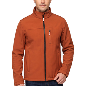 Chaqueta Softshell para Hombre, Cuello Alto, Bolsillo en el Pecho, Estilo Casual, Chaquetas Softshell para Hombre, para Camping y Senderismo - Product Image 1