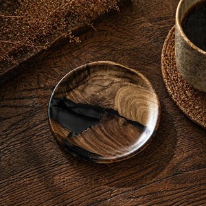 Belladec Resin Wood Classic Tea Coasters Heat Insulation Handmade Lightweight Luxury Cup Holder Pad Customized Design Tea - Product Image 2