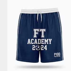 Shorts de football et de tennis pour adultes, 100% polyester, imprimés, respirants, séchage rapide, unisexe, vêtements d'équipe personnalisés - Product Image 1