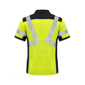 เสื้อโปโลสำหรับทำงานระดับมืออาชีพสำหรับผู้ชาย ผ้าฝ้ายผสม แขนสั้น คอปก เสื้อชุดยูนิฟอร์ม เสื้อผ้าลำลองสำหรับสำนักงาน - Product Image 2