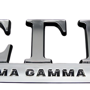 Emblema Cromado para Auto Sigma Gamma Rho, Calcomanía Metálica con Letras Griegas, Accesorio Elegante para Vehículo - Product Image 3