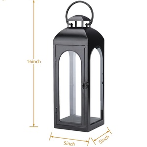 Hot <b>Top</b> Seller Unique Waterproof Durable Metal Lantern for Home Christmas Decoration Hot Demanding Candle Holders Jars Most - Product Image 6