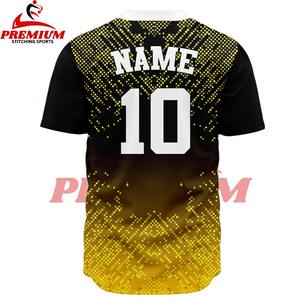 Maillot de baseball personnalisé de haute qualité à manches courtes, séchage rapide, respirant, pour le sport, vente en gros, unisexe, adultes - Product Image 4