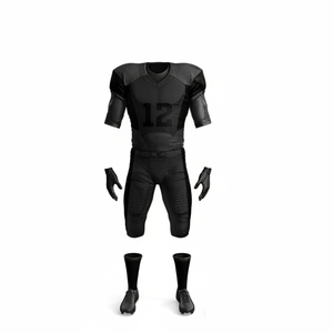 Uniforme de football américain de qualité supérieure Tissu respirant Impression par sublimation Personnalisé Uniforme de football américain unisexe - Product Image 1