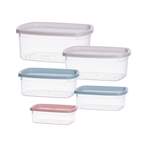 Boîte de conservation alimentaire en plastique transparente, boîte de rangement pour réfrigérateur, boîte hermétique pour préparation de repas, boîte bento, ustensiles de cuisine - Product Image 2