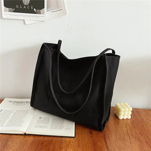 Sac fourre-tout de plage écologique personnalisé pour femme, haute qualité, vente en gros 2025, ouverture supérieure, lavage à la main, bandoulière, capacité 3L+, logo personnalisé 07 - Product Image 3