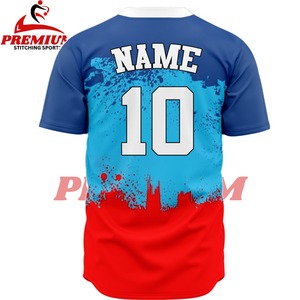 Maillot de baseball personnalisé en tissu léger et doux, sublimation, coupe confortable, respirant, haute qualité - Product Image 2
