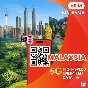 eSIM-มาเลเซีย จากเวียดนาม อินเทอร์เน็ตสำหรับการเดินทาง / ข้อมูลการโรมมิ่ง NionAir Digital eSIM รหัส QR ไม่มีสี - Product Image 1