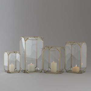Farol de Hierro y Vidrio para Decoración del Hogar, Portavelas de Metal Duradero para Uso en Interiores o Exteriores - Product Image 3