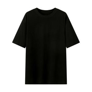 เสื้อยืดแขนสั้นทรงหลวม ผ้าฝ้ายแท้ 240 กรัม 32 เส้นด้ายคู่ ปักโลโก้ตามสั่ง ราคาโรงงานบังกลาเทศจีน สำหรับฤดูร้อน - Product Image 1