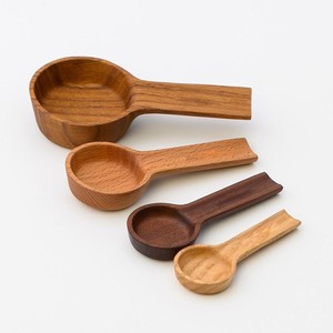 Cucharas medidoras de madera natural para polvo, granos y harina, juegos de utensilios de servir hechos a mano - Product Image 6