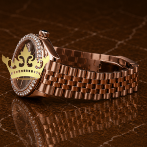 Montre-bracelet de luxe classique simple à quartz pour homme, style hip-hop, avec moissanite VVS glacée, en acier inoxydable, cadran vert, argentée, personnalisée - Product Image 3