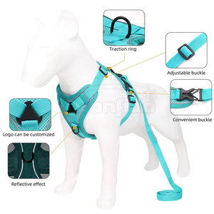 Custom Design <b>Pet</b> <b>Harness</b> Strong Hardware Breathable Material Comfortable and Secure Fit for Active - Product Image 2