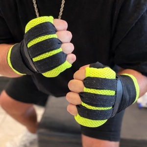 Bandes de maintien rapides en néoprène de qualité supérieure, personnalisables, respirantes, pour le boxe, avec longue attache de poignet, vente en gros, bandes de maintien rapides en gel pour MMA - Product Image 2