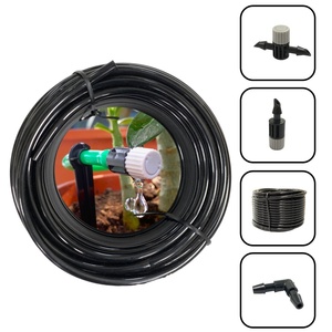 Kits d'irrigation goutte à goutte en plastique faciles à installer Kits d'arrosage économiques et efficaces pour la maison/la serre et le jardin - Product Image 1