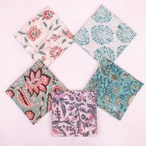 100% Cotton Bohemian Printed Handkerchiefs Bandana For Adults Ladies Artisan Craftsmanship Boho Chic <b>Head</b> <b>Wrap</b> - Product Image 1