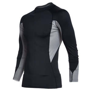 Camiseta de Compresión para Hombre, Transpirable, de Secado Rápido, Elástica, Ajuste Regular, Ropa de Gimnasio, Fitness, Entrenamiento, Cómoda para Correr - Product Image 6