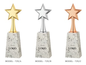•Professional star <b>trophy</b> with customized details. - Product Image 3