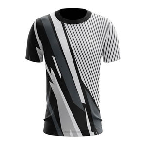 เสื้อยืดกีฬาแห้งเร็วสำหรับผู้ชายเสื้อซับลิเมชันระบายอากาศ - Product Image 3