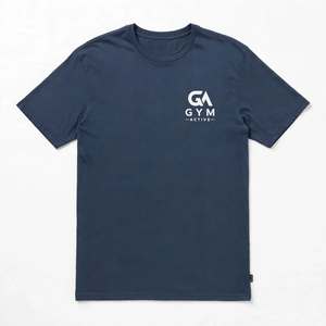 Camiseta Deportiva GYM ACTIVE Premium 100% Algodón para Hombre, Estilo Básico, Impresión Láser, Logotipo Personalizado, Diseño de Punto, Transpirable - Product Image 2