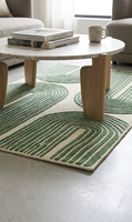 Tapis d'appoint extra épais tufté à la main, adapté aux animaux domestiques, pour la décoration de maisons et d'hôtels de luxe