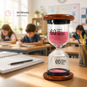 Sand <b>Timer</b> 60 Minute | Indian Rosewood <b>Hourglass</b> <b>Timer</b> | Premium Wooden Sand Clock for Home Office Study Desk Decor Gifts Handma - Product Image 4