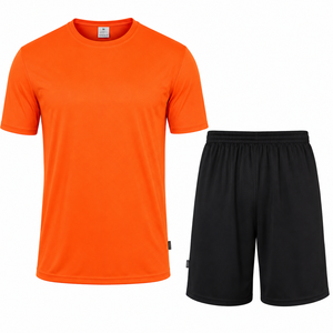High Quality Printed Eco-Friendly Men's Adult Soccer Shirts 100% Polyester Fabric Short Sleeve Training Maillot De Foot - Product Image 1