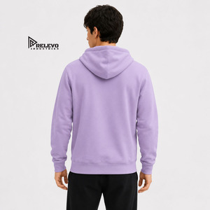 Sudadera con capucha personalizada para hombre, de algodón 100% grueso, forro polar lavado, estampado, estilo urbano, corte regular para talla M - Product Image 2
