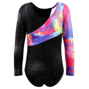 Uniforme de Gimnasia Acrobática de Diseño Personalizado en Oferta, en Múltiples Colores para Niñas, Ropa de Actuación Escénica de Spandex/Poliéster - Product Image 2