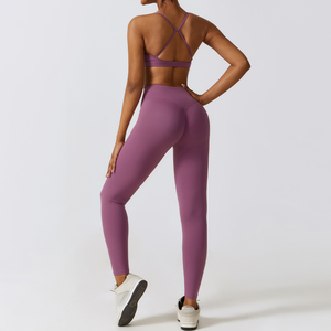 Heavy Fashion Printed Fitness Workout Yoga Set Sports Bra And Legging Set - Product Image 4
