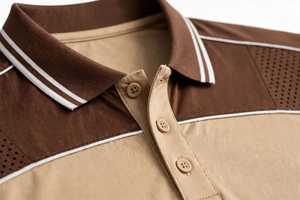 PADA <b>PRIME</b> Camel Brown Color Block Tracksuit Set Breathable Lightweight Long Sleeve Crew Neck Top Full Length - Product Image 5