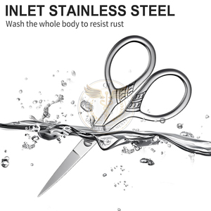 Professional <b>scissors</b> for cutting hair eyelashes nose eyebrows and <b>mustaches</b> - Product Image 6