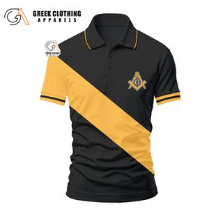 Polo de Alta Calidad con Estampado, Manga Corta, Superventas, Color Sólido, Sublimado, para Golf, Masónico, para Hombre - Product Image 4