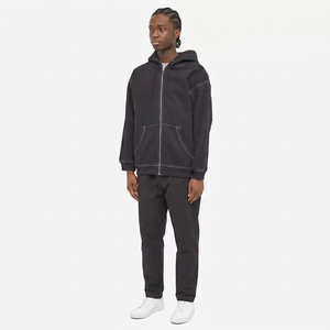 Sudadera con capucha y sudadera para hombre de alta calidad, precio mayorista, con bordado personalizado y estampado en relieve, tallas grandes, ropa masculina en blanco de talla grande - Product Image 5