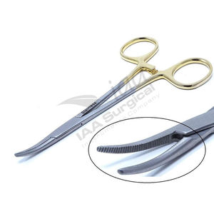 Pinza Porta Agujas Olsen Manual de Alta Calidad, Tijeras de 17cm, Instrumentos Quirúrgicos de Acero Inoxidable, Porta Agujas de Sutura, CE - Product Image 6