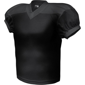 Maillot de football pour homme bleu marine à col en V, manches courtes, en mesh respirant, coupe classique, 100% polyester, vêtements de sport pour adultes - Product Image 3