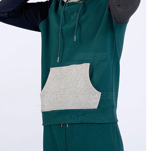 Chándal Deportivo Transpirable de Secado Rápido con Capucha y Estampado para Hombre, para Gimnasio, Correr y Uso Casual - Product Image 4