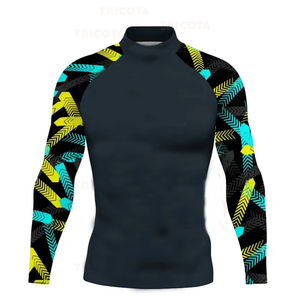 Women's MMA Rash Guard <b>Long</b> Sleeve Nylon Spandex Compression Quick Dry Sportswear - Product Image 1