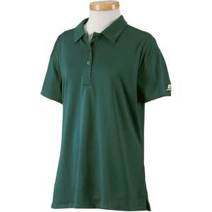 Camiseta Deportiva Personalizada para Mujer, Color Verde Oscuro, Corte Holgado, Estilo Polo, Tejido Transpirable con Decoración de Logotipo - Product Image 2