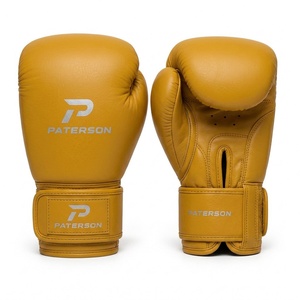 Gants de boxe personnalisés en gros pour hommes, en cuir synthétique, pour entraînement de fitness, avec sangle de poignet rembourrée et fermeture auto-agrippante, fabrication sous marque privée - Product Image 3