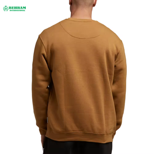 Sudadera de Cuello Redondo Holgada de Punto Grueso 100% Algodón con Logotipo Personalizado para Hombre, Estilo Casual - Product Image 4