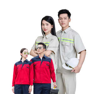 Vêtements de haute qualité pour ouvriers d'usine, ensemble de style personnalisé, vêtements grande taille, uniforme, veste de soudeur, OEM/ODM - faible MOQ - Product Image 1