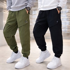 Pantalon Cargo Garçon en Gros – Nouvelle Collection Automne Décontracté Coupe Ample Multi-Poches – Pantalon de Travail Tendance Style Urbain pour Enfants - Product Image 1