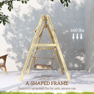 "660 Lbs Porch <b>Swing</b> <b>Frame</b> for DIY Egg <b>Swing</b> with Pe Material" - Product Image 4