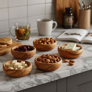 ชามไม้จากโรงงานโดยตรง ชามอะคาเซียสำหรับเสิร์ฟสลัด ผลไม้ สำหรับโต๊ะอาหารในครัว เป็นมิตรกับสิ่งแวดล้อม ปลอดภัยสำหรับอาหาร สั่งซื้อจำนวนมากได้ เหมาะสำหรับบ้านและโรงแรม - Product Image 5