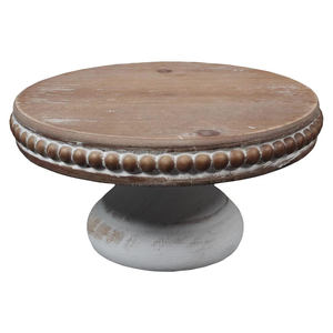 Supports à gâteaux en bois décor de ferme contremarches en bois naturel pour affichage plateau de piédestal à gâteau décoratif personnalisé pour Table basse - Product Image 5