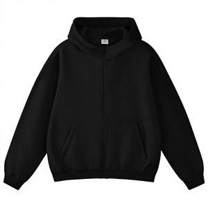 Veste polaire zippée pour homme 350 g/m² en coton et polyester épais, personnalisable avec logo, pour l'hiver – Commande en gros – Pakistan Micah Corporation - Product Image 1