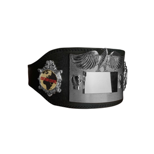 Cinturón de Campeonato Personalizable con Alas Plateadas y Guantes de Boxeo, Cinturón de Cuero de Primera Calidad para Texto Personalizado - Product Image 6